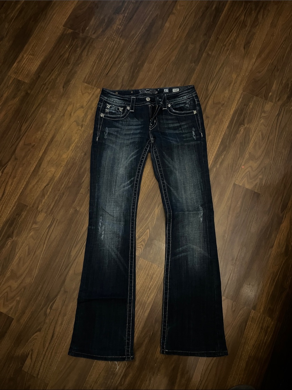 Miss Me Dark Indigo Flare Jeans